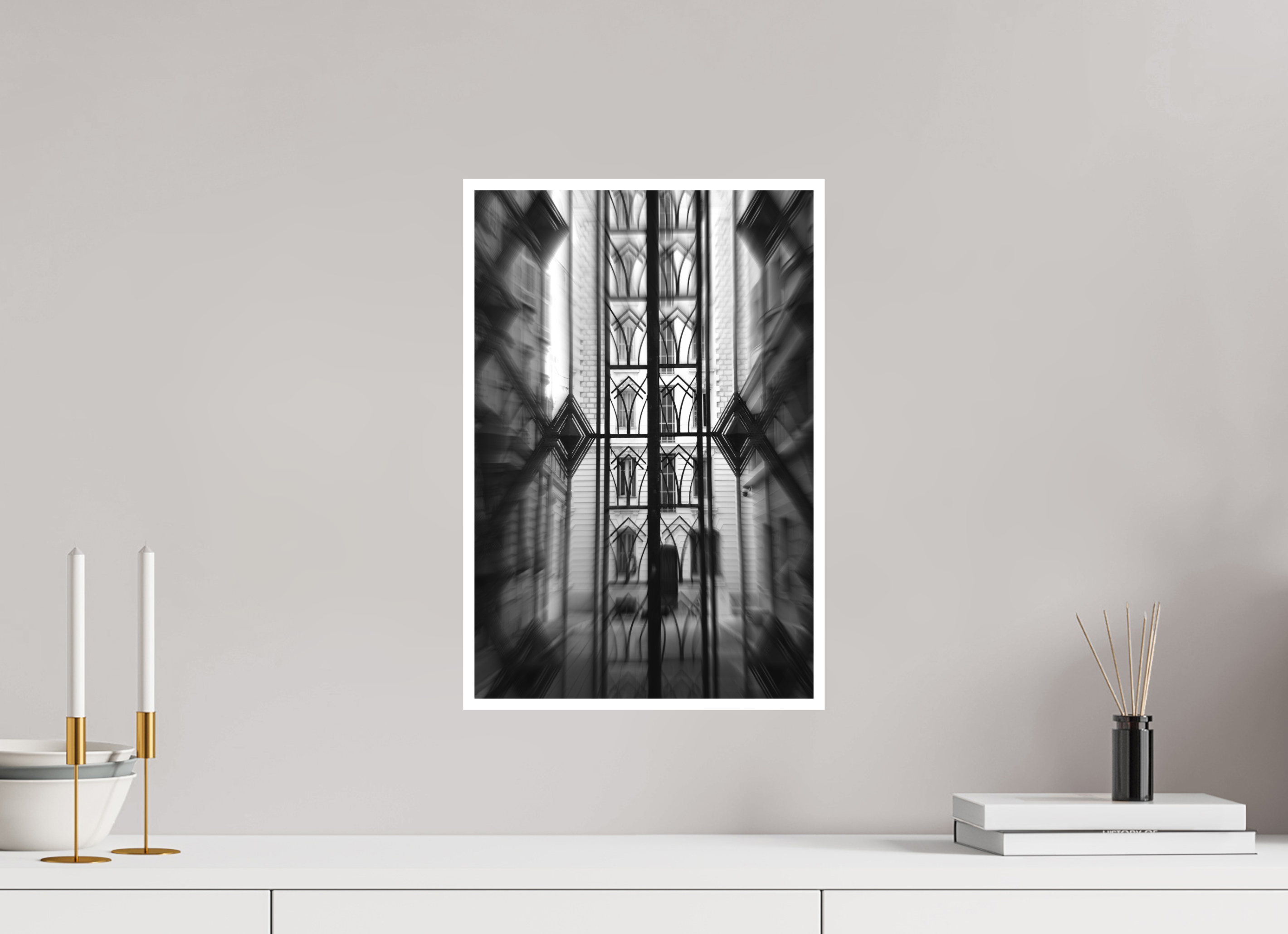 30 x 45 cm, Hahnemuhle Photo Rag 308gsm Gliclee Fine Art Paper IRON PATTERN GEOMETRY