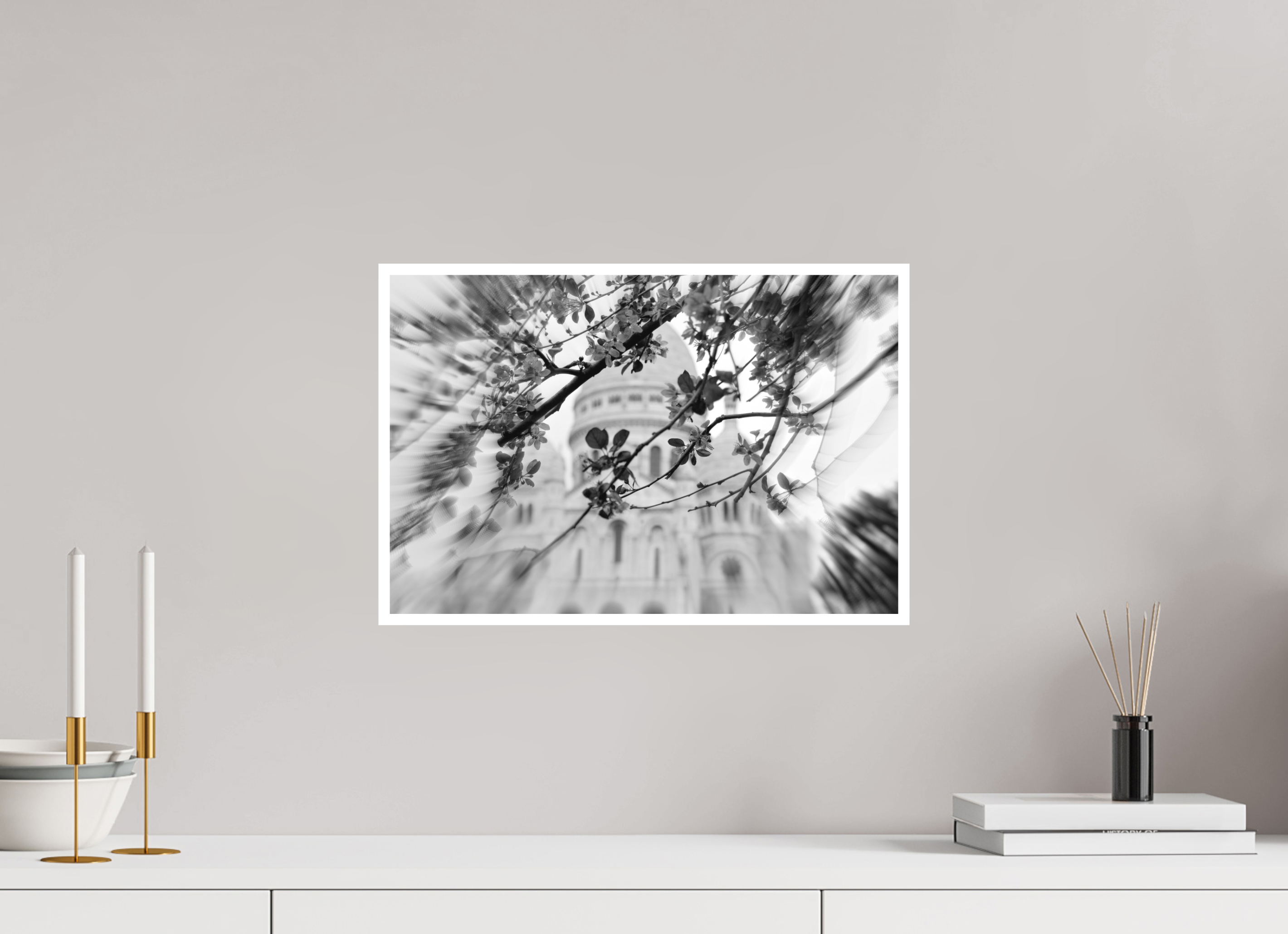 45 x 30 cm, Hahnemuhle Photo Rag 308gsm Gliclee Fine Art Paper BLOOMING SACRE COEUR