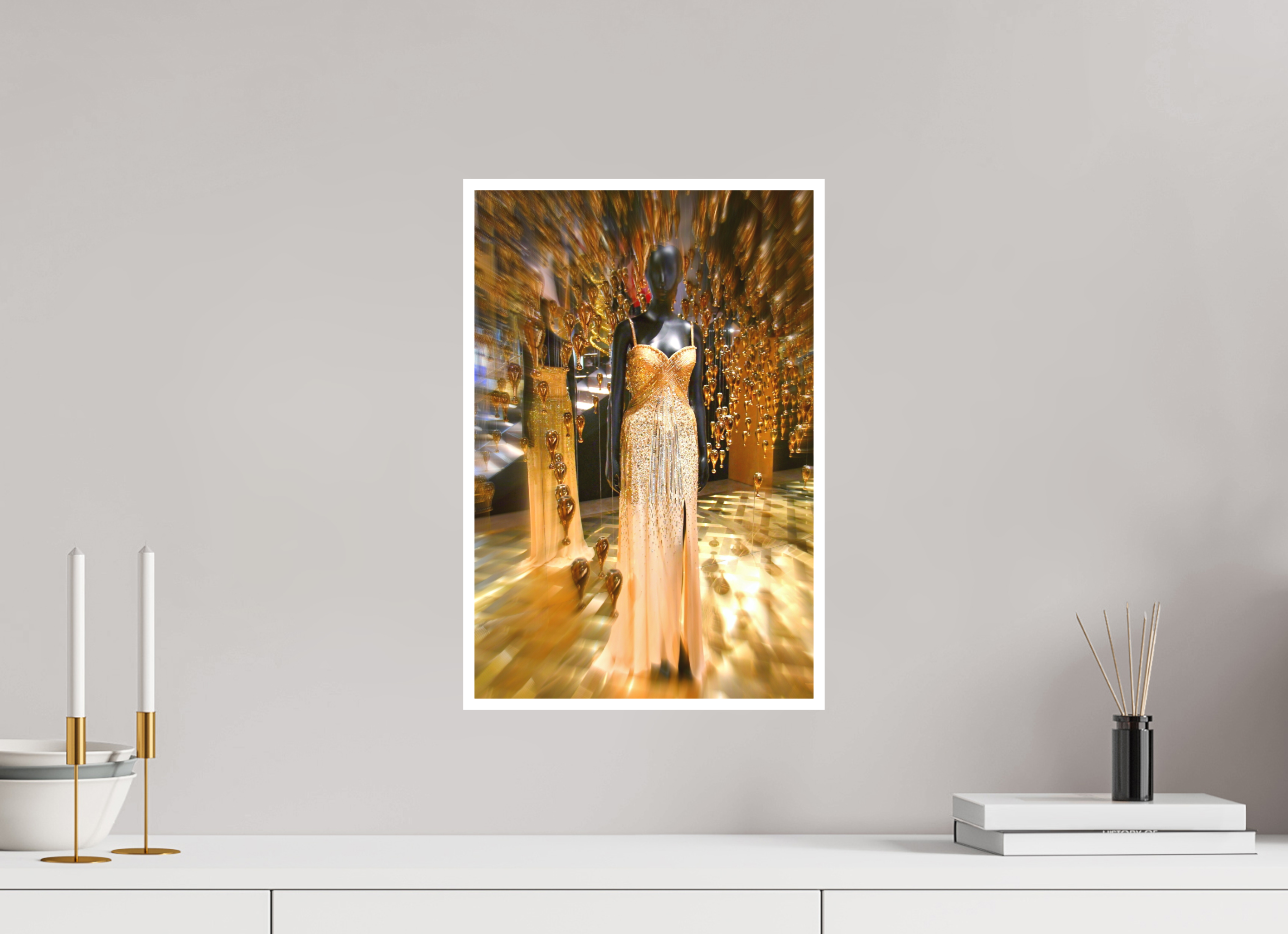 30 x 45 cm, Hahnemuhle Photo Rag 308gsm Gliclee Fine Art Paper GOLD DRESS