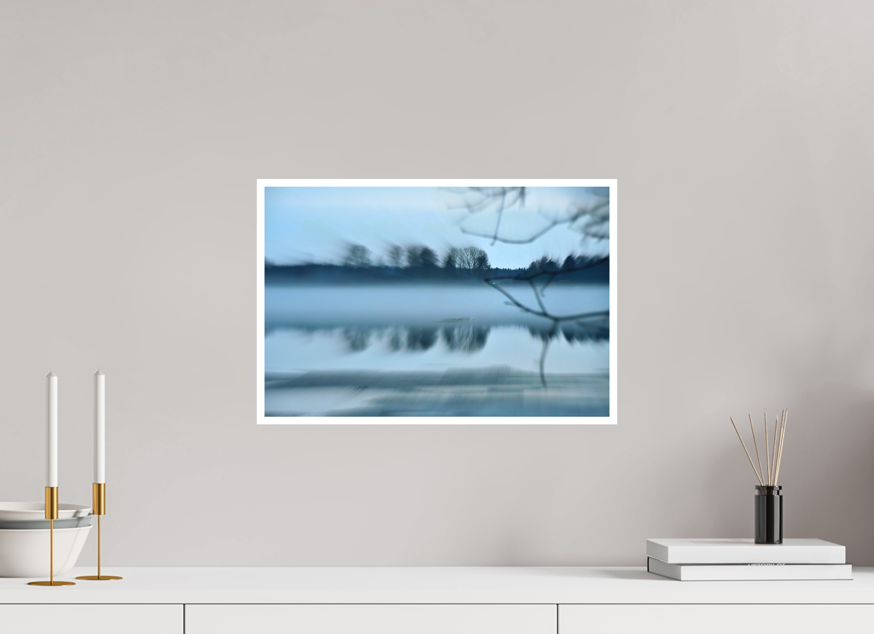 45 x 30 cm, Hahnemuhle Photo Rag 308gsm Gliclee Fine Art Paper BLUE MOOD