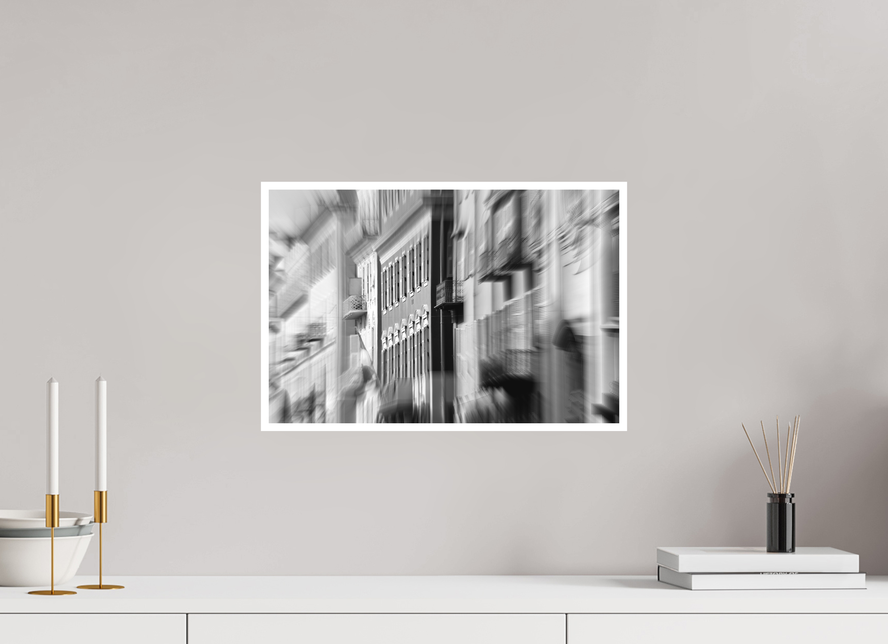 45 x 30 cm, Hahnemuhle Photo Rag 308gsm Gliclee Fine Art Paper ROW HOUSES