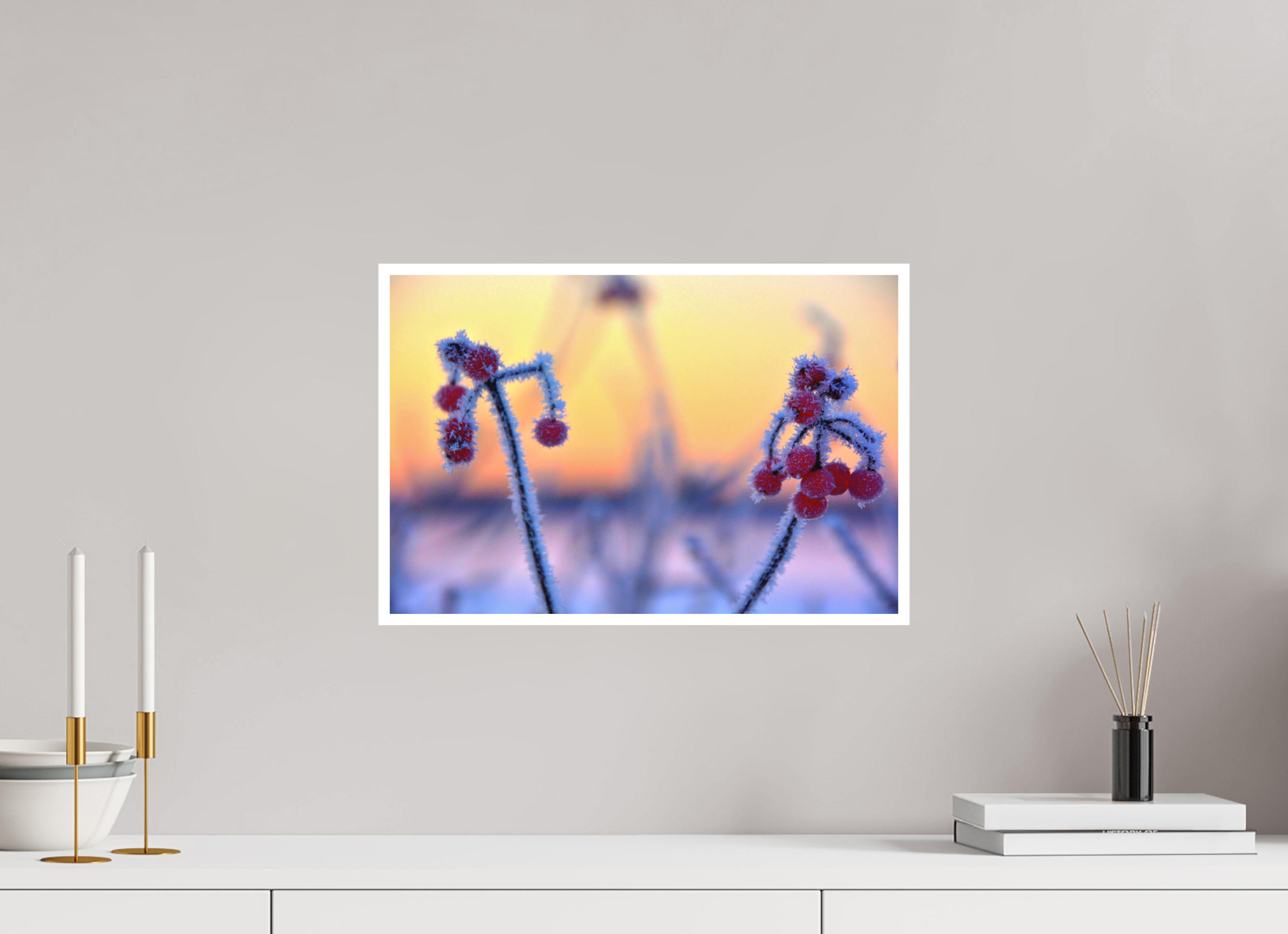 45 x 30 cm, Hahnemuhle Photo Rag 308gsm Gliclee Fine Art Paper FROZEN BERRIES