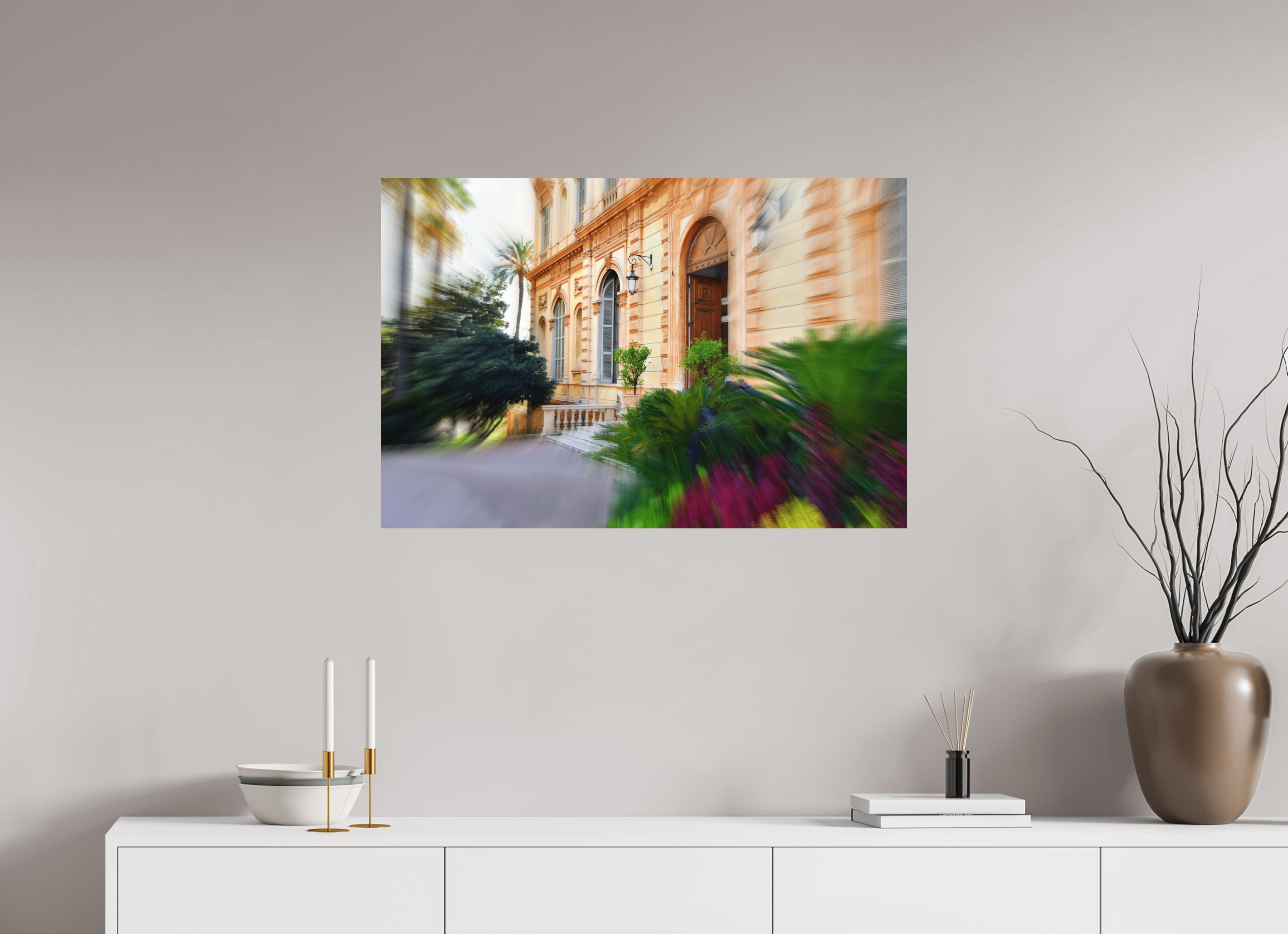 90 x 60 cm, Direct Print on Aluminium Dibond Colour TEMPLE OF THE ARTS