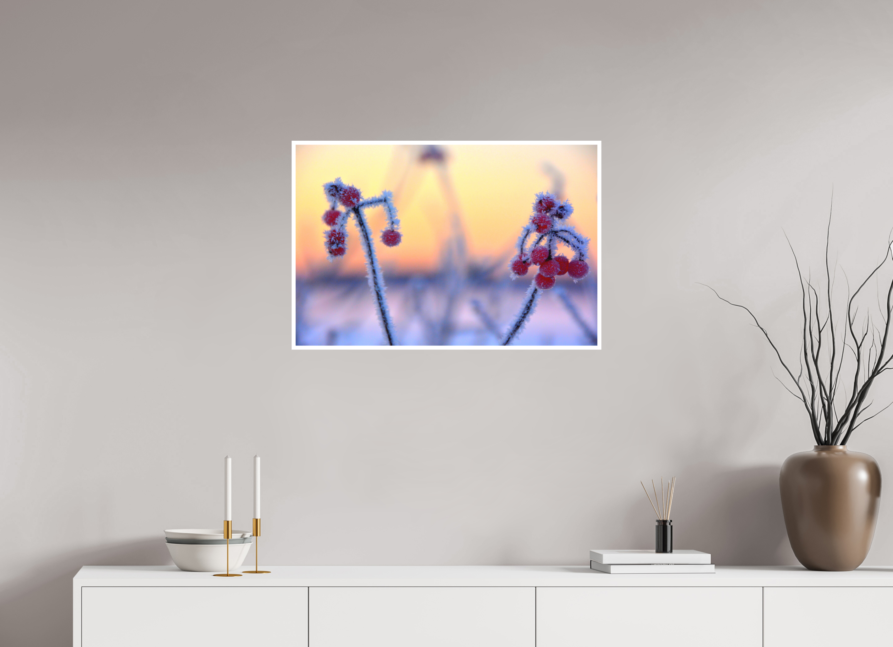 75 x 50 cm, Hahnemuhle Photo Rag 308gsm Gliclee Fine Art Paper FROZEN BERRIES