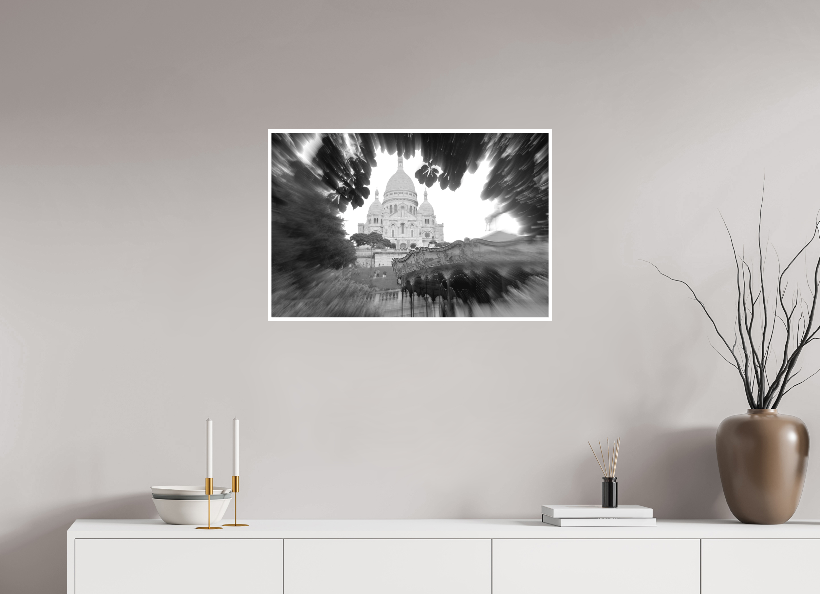 75 x 50 cm, Hahnemuhle Photo Rag 308gsm Gliclee Fine Art Paper BASILICA OF MONTMARTRE