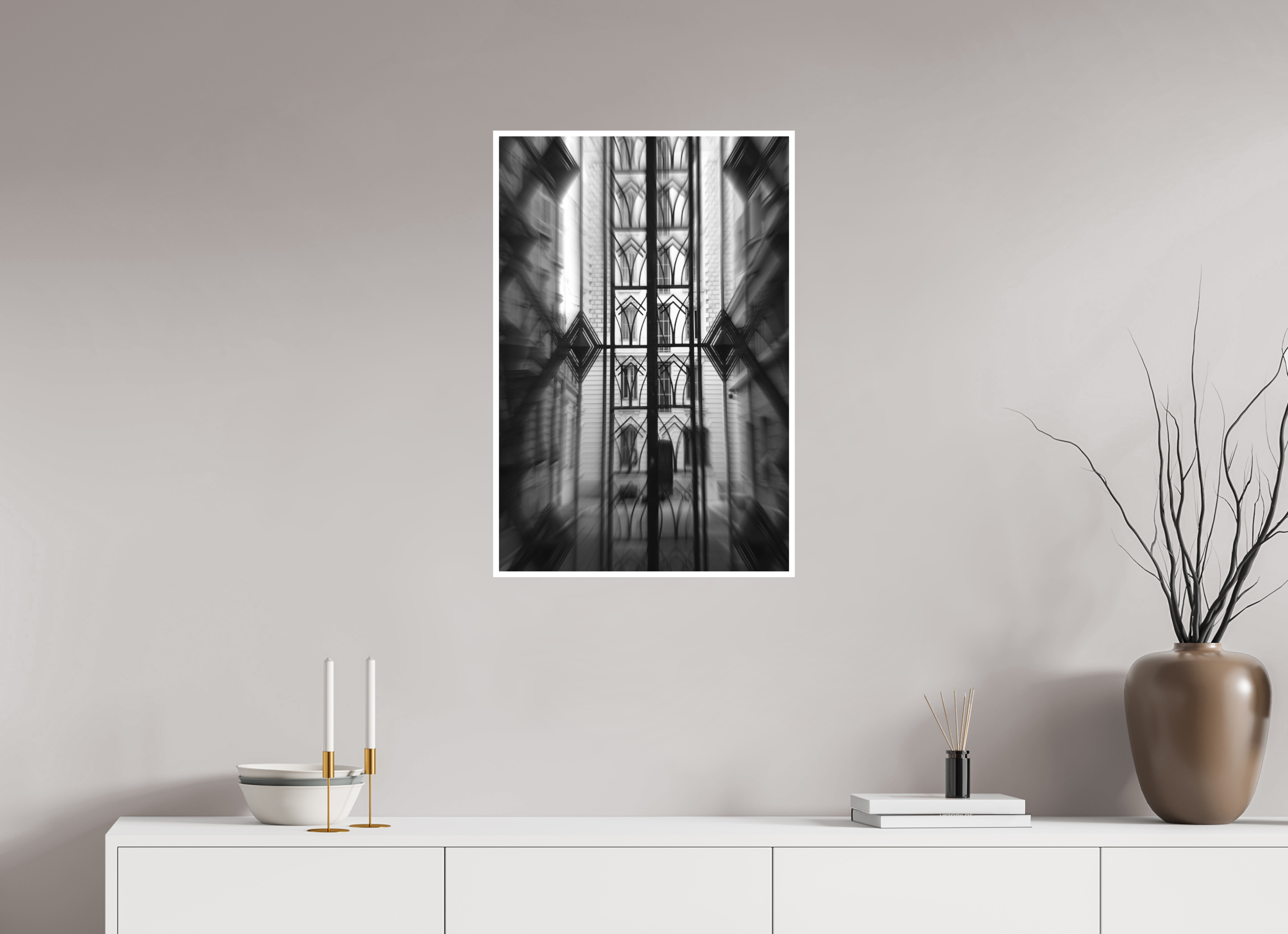 50 x 75 cm, Hahnemuhle Photo Rag 308gsm Gliclee Fine Art Paper IRON PATTERN GEOMETRY