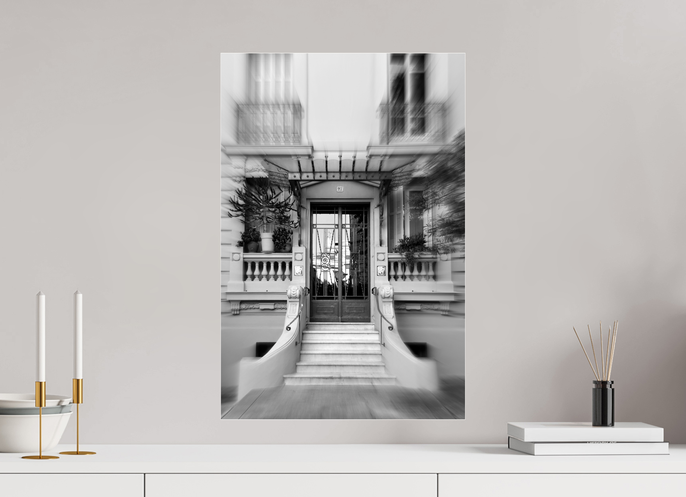 40 x 60 cm, Photo Print Under Acrylic Glass ELEGANT ENTRANCE