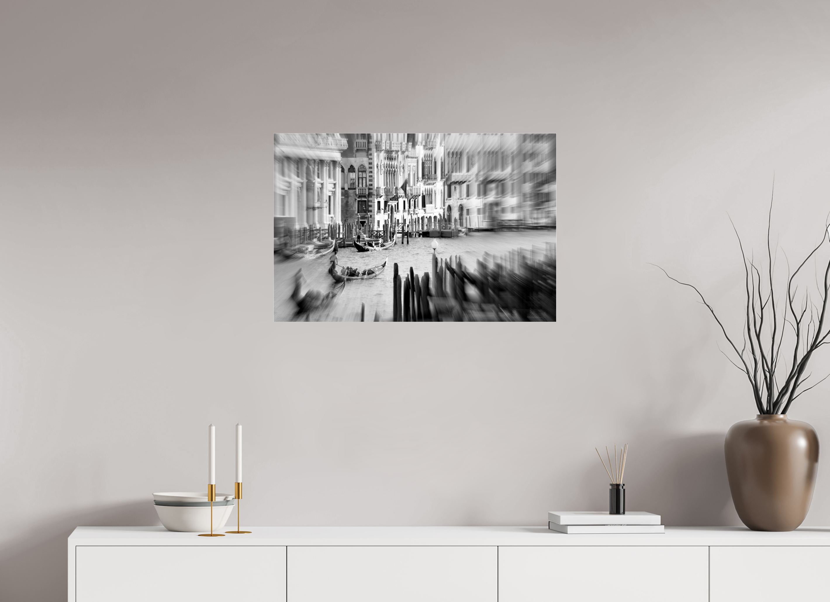 75 x 50 cm, Photo Print Under Acrylic Glass TIMELESS VENICE