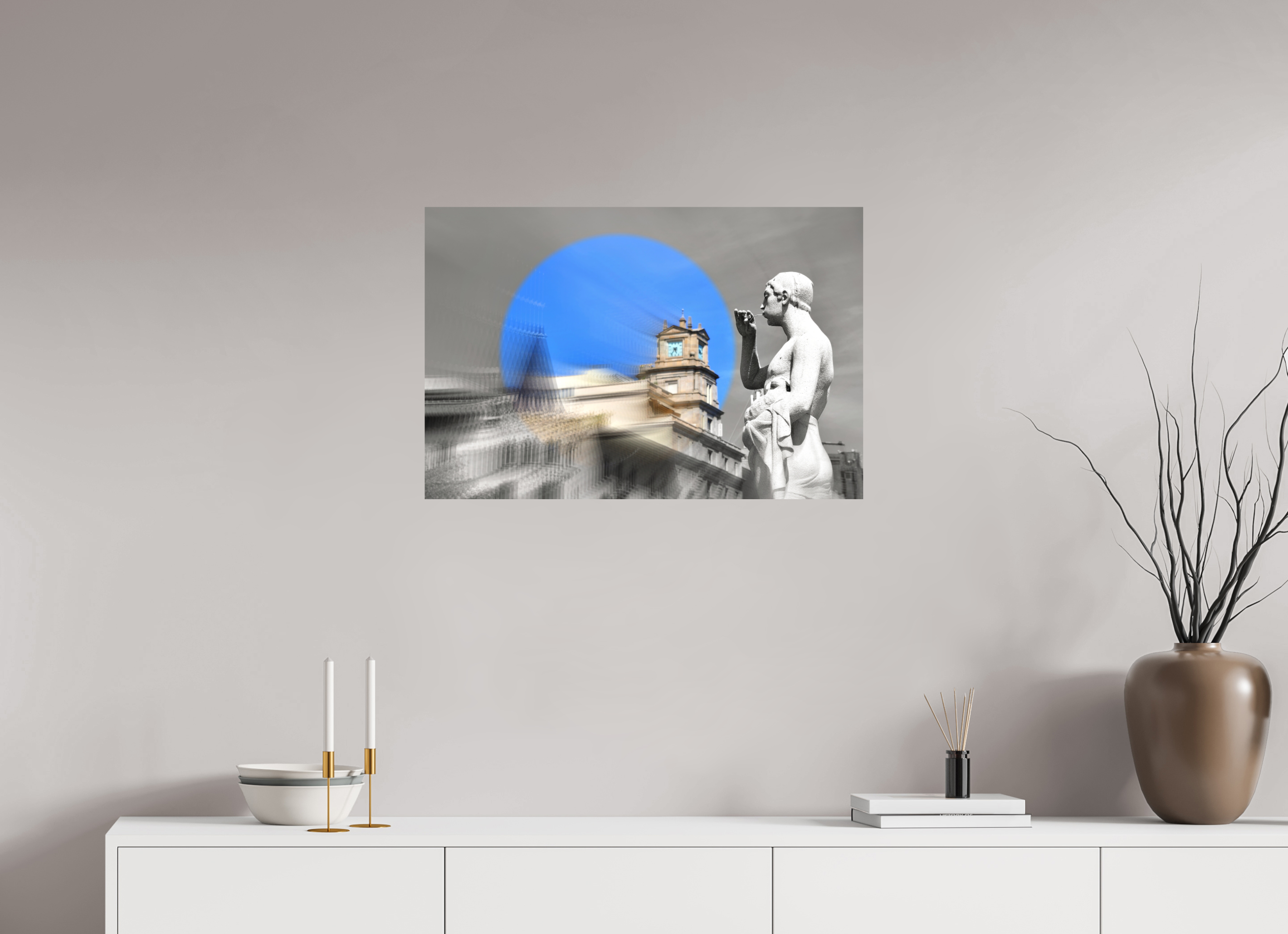 75 x 50 cm, Direct Print on Aluminium Dibond Colour MAKE A WISH