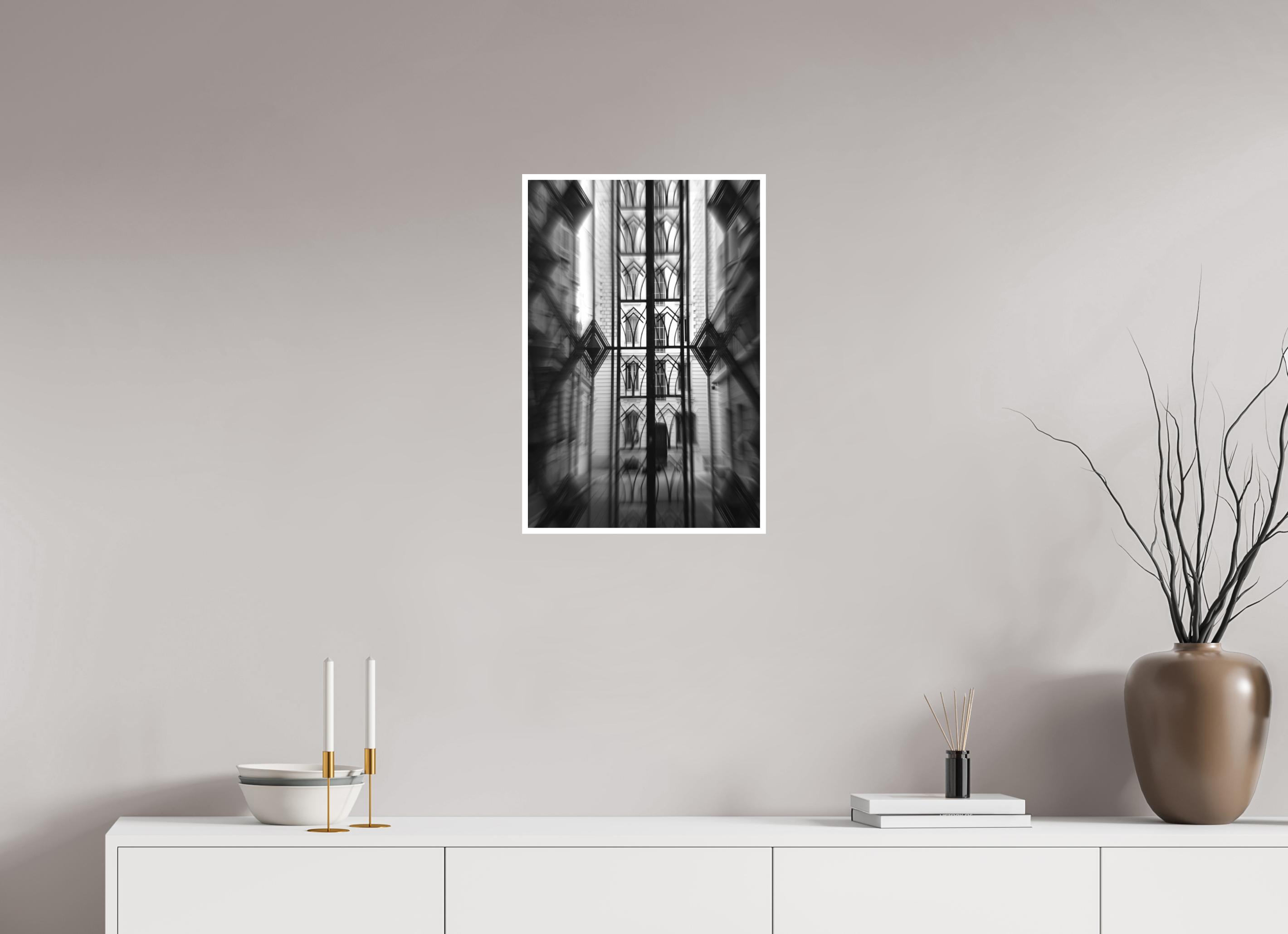 40 x 60 cm, Hahnemuhle Photo Rag 308gsm Gliclee Fine Art Paper IRON PATTERN GEOMETRY