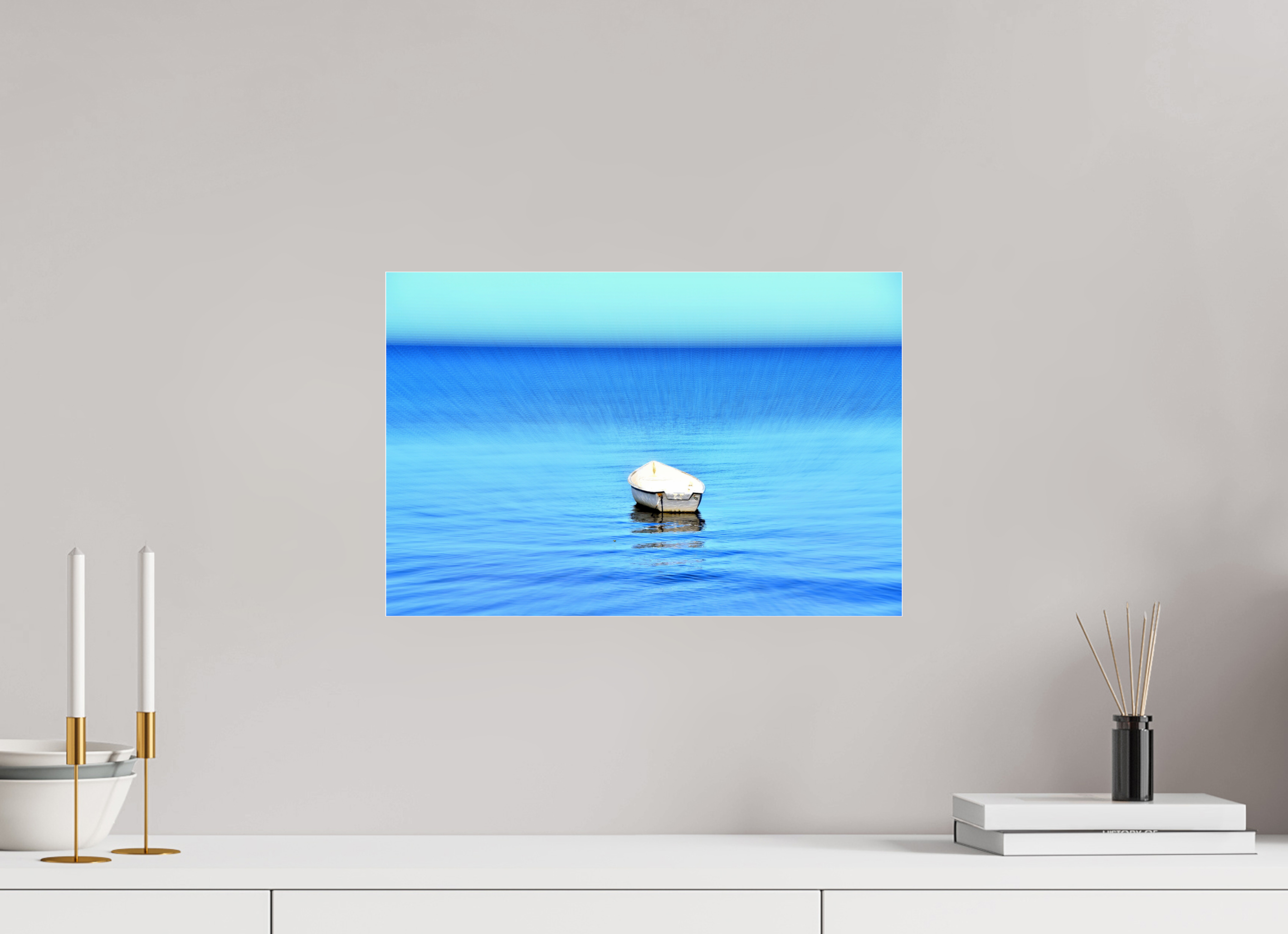 45 x 30 cm, Under Acrylic Glass Colour SILENCE