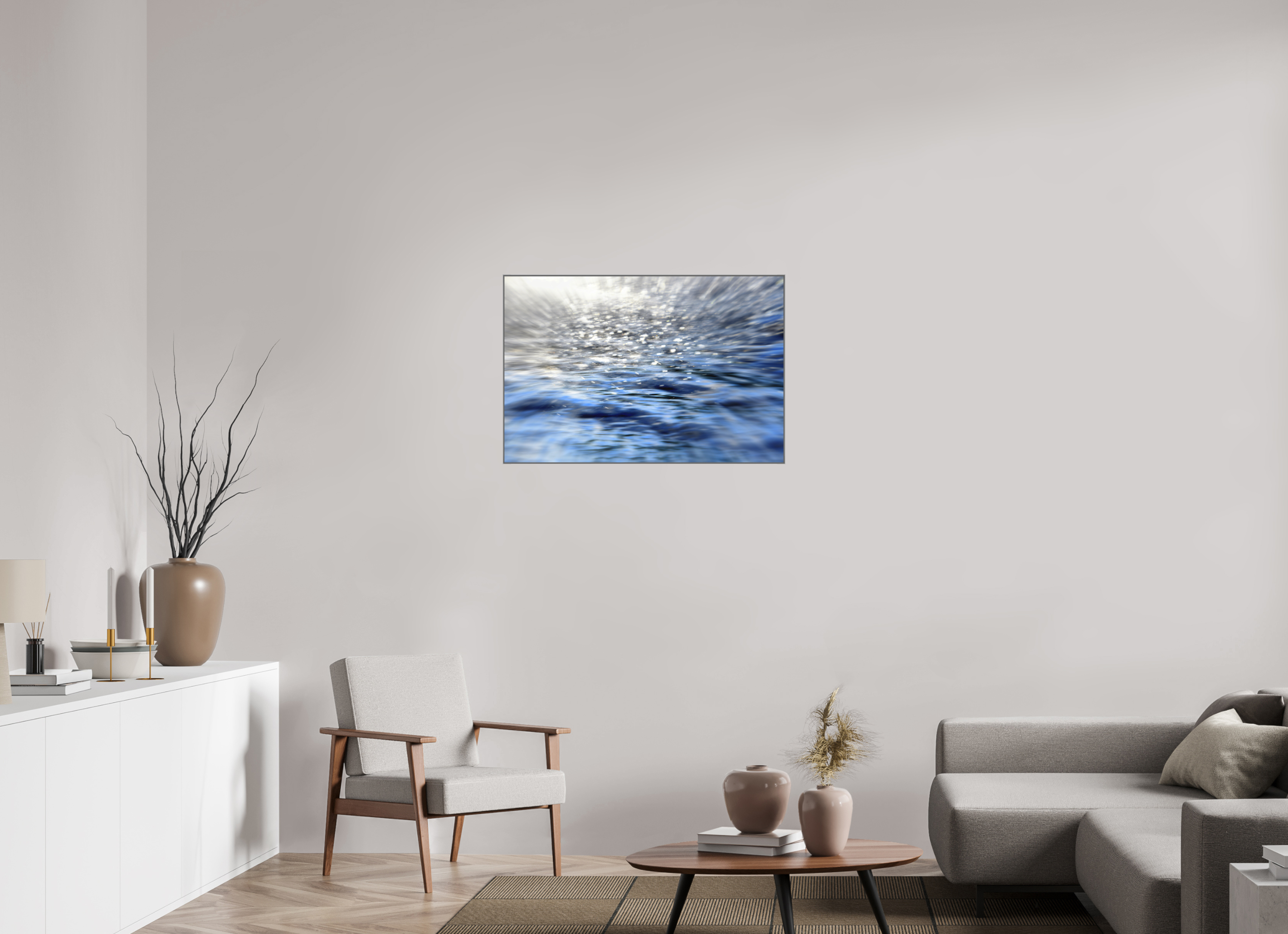 90 x 60 cm, Silver_metal_frame_Dibond FRESHNESS