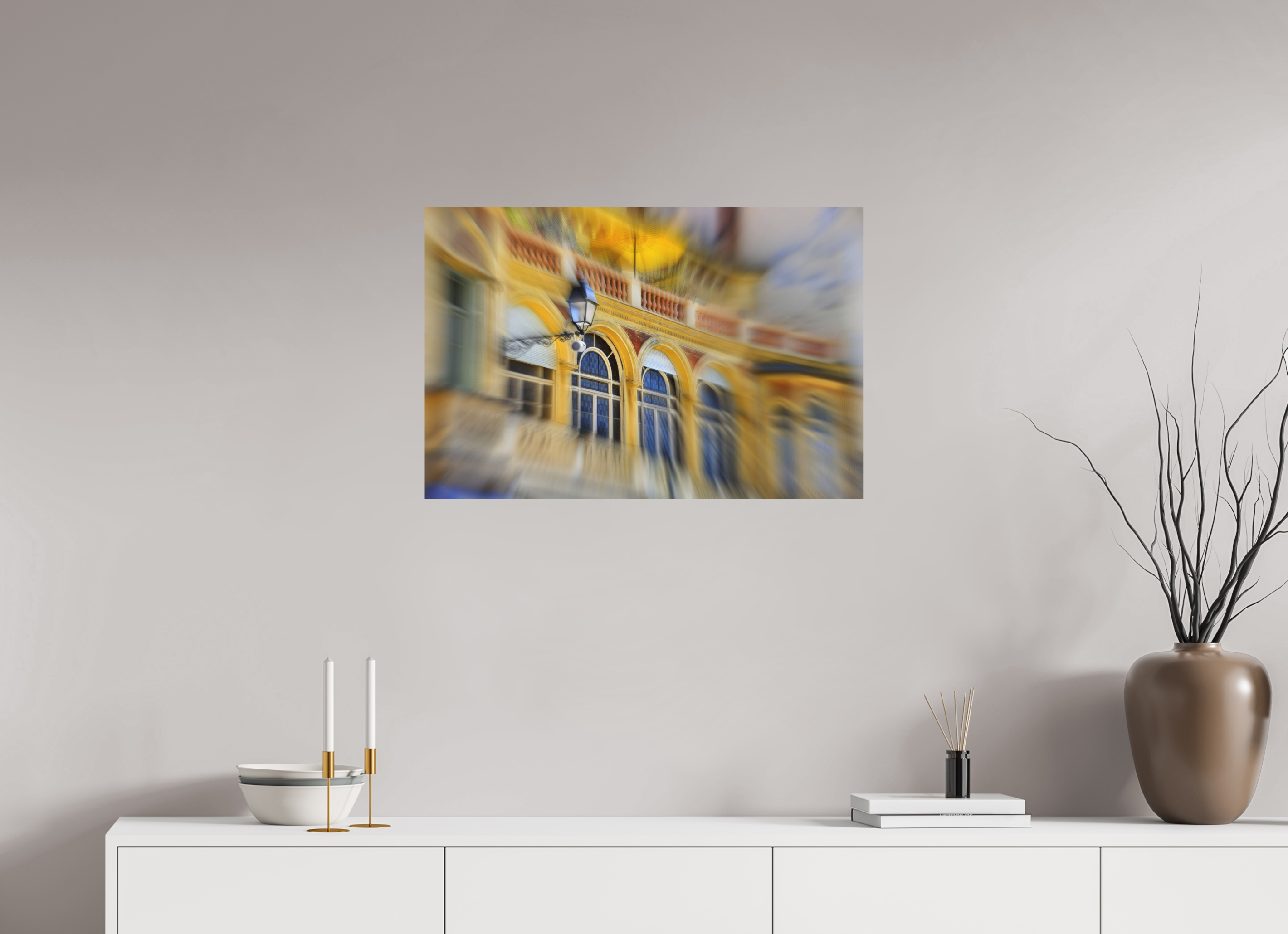 75 x 50 cm, Direct Print on Aluminium Dibond Colour MEDITERRANEAN WINDOWS