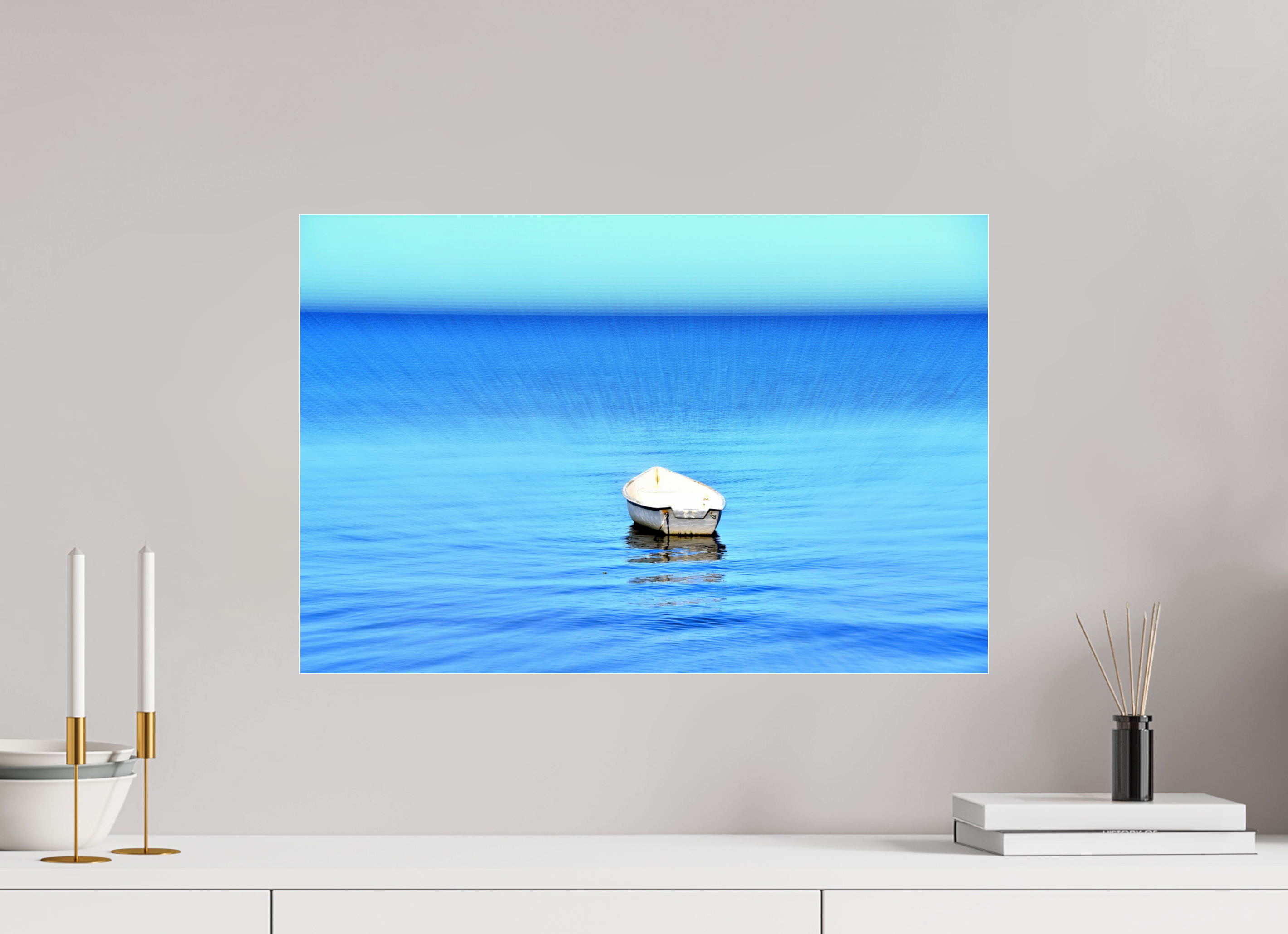 60 x 40 cm, Under Acrylic Glass Colour SILENCE