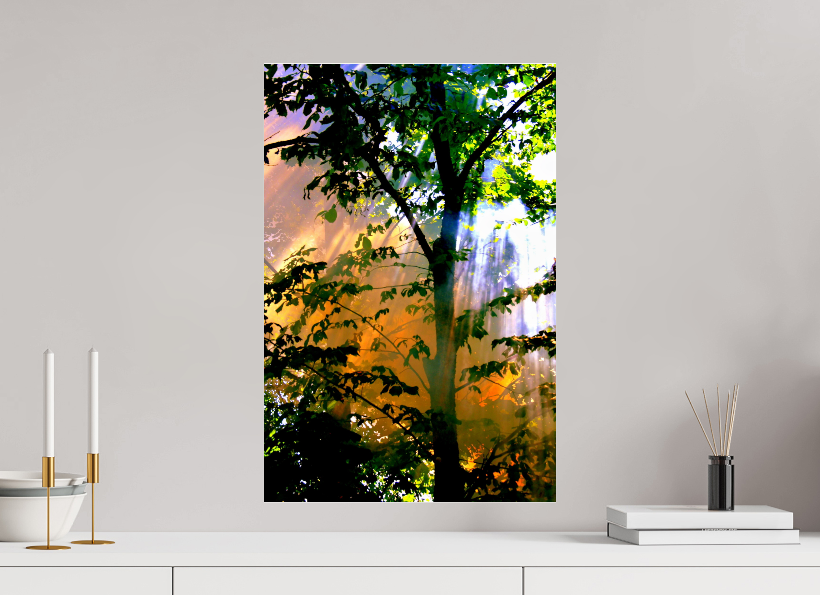 40 x 60 cm, Under Acrylic Glass Colour TOUCH OF NATURE WISPER