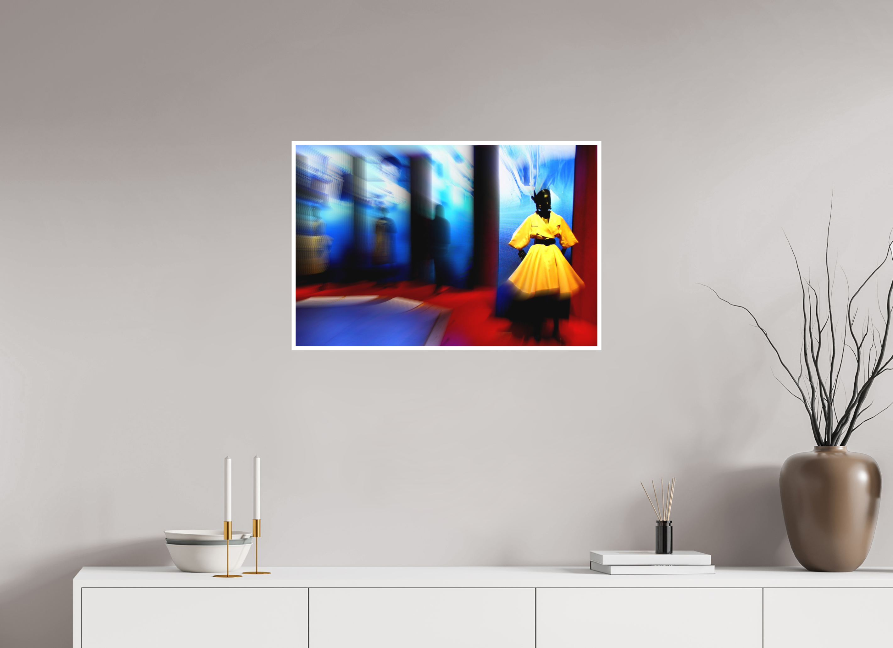 75 x 50 cm, Hahnemuhle Photo Rag 308gsm Gliclee Fine Art Paper YELLOW DRESS