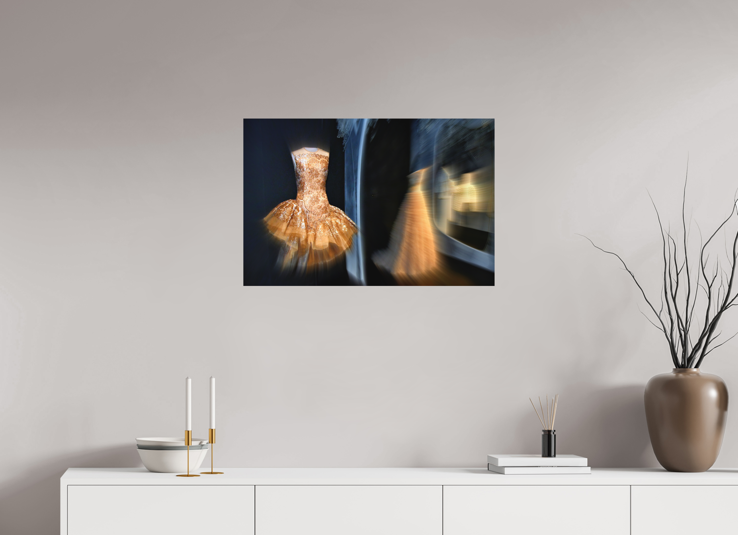 75 x 50 cm, Direct Print on Aluminium Dibond Colour STAR IS BORN