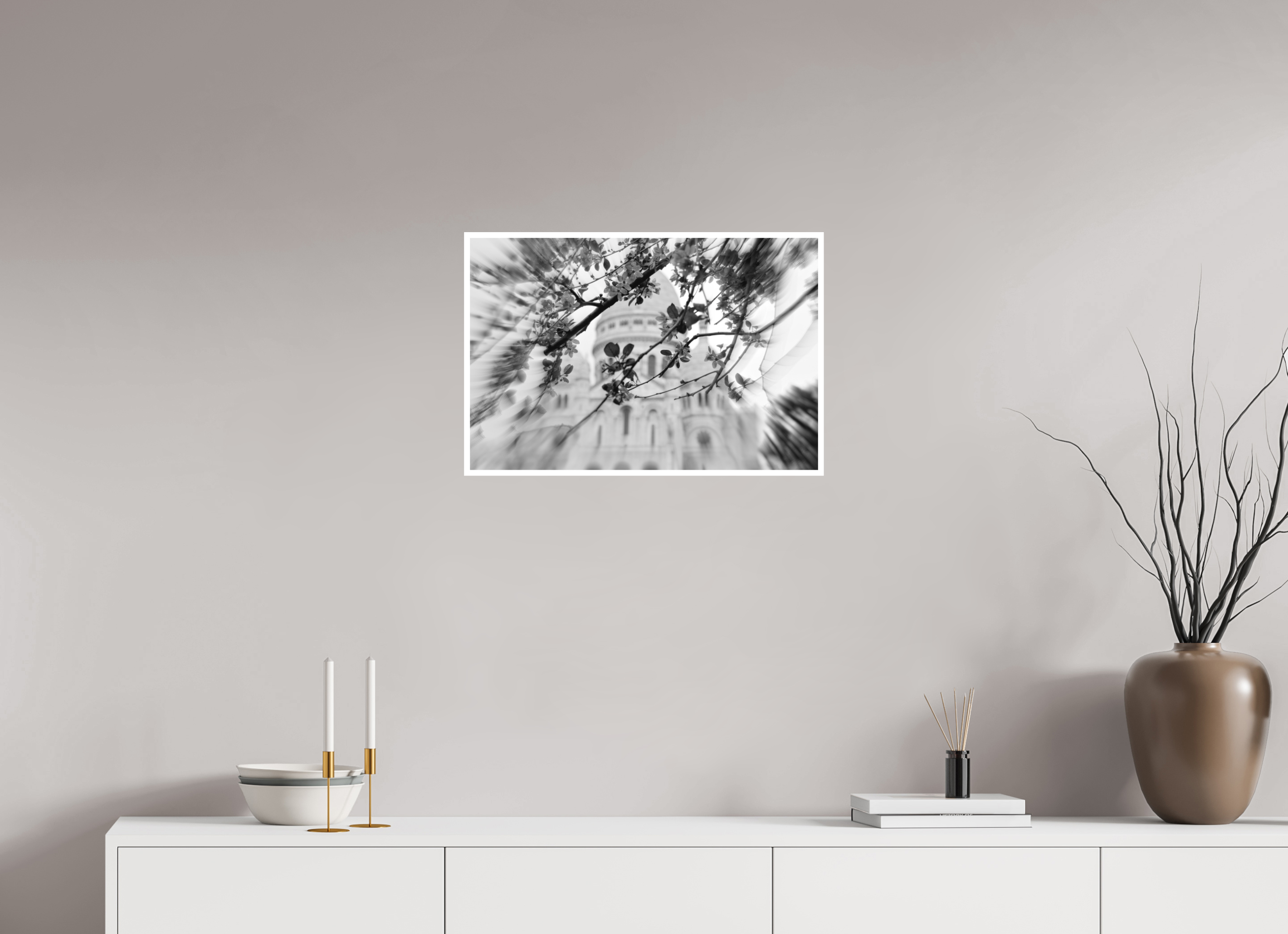 60 x 40 cm, Hahnemuhle Photo Rag 308gsm Gliclee Fine Art Paper BLOOMING SACRE COEUR