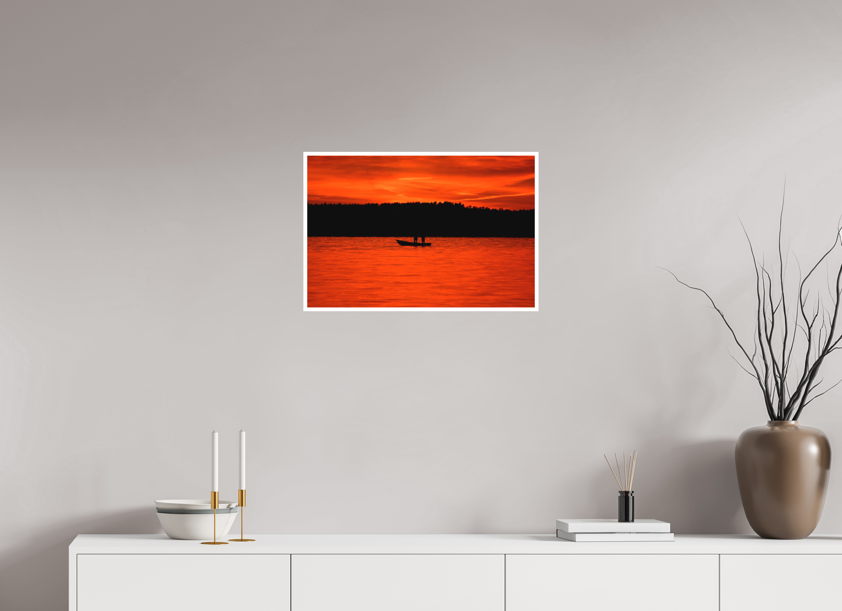 60 x 40 cm, Hahnemuhle Photo Rag 308gsm Gliclee Fine Art Paper BETWEEN FIRE SKY AND FIRE RIVER