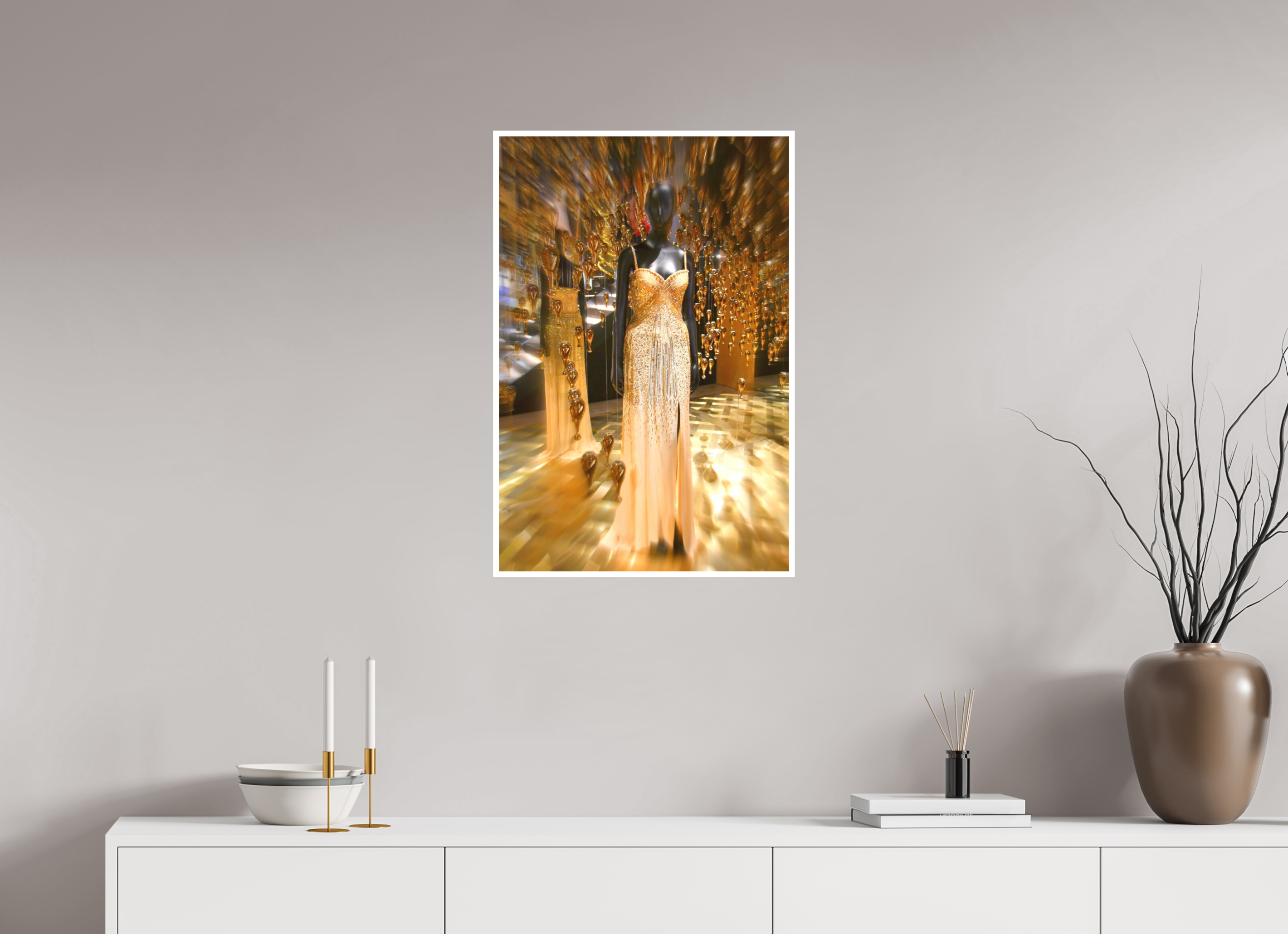 50 x 75 cm, Hahnemuhle Photo Rag 308gsm Gliclee Fine Art Paper GOLD DRESS