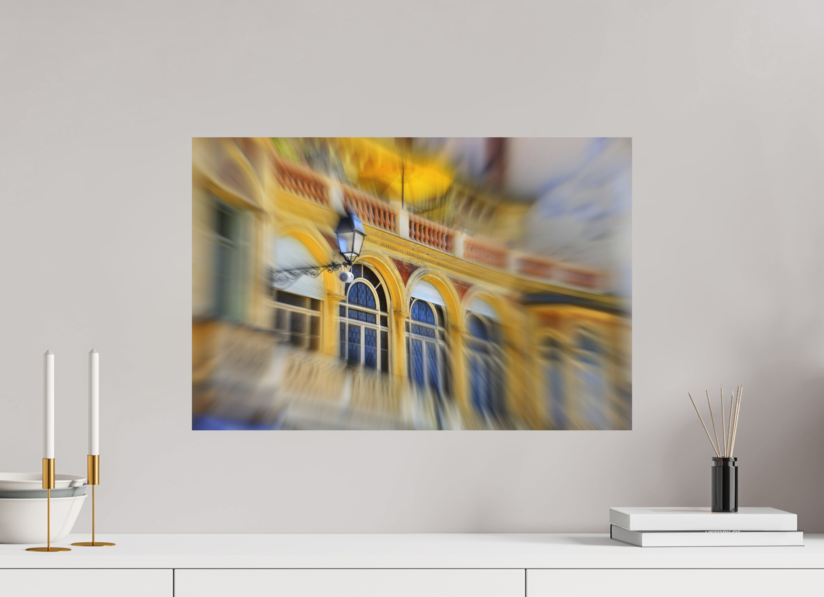60 x 40 cm, Direct Print on Aluminium Dibond Colour MEDITERRANEAN WINDOWS
