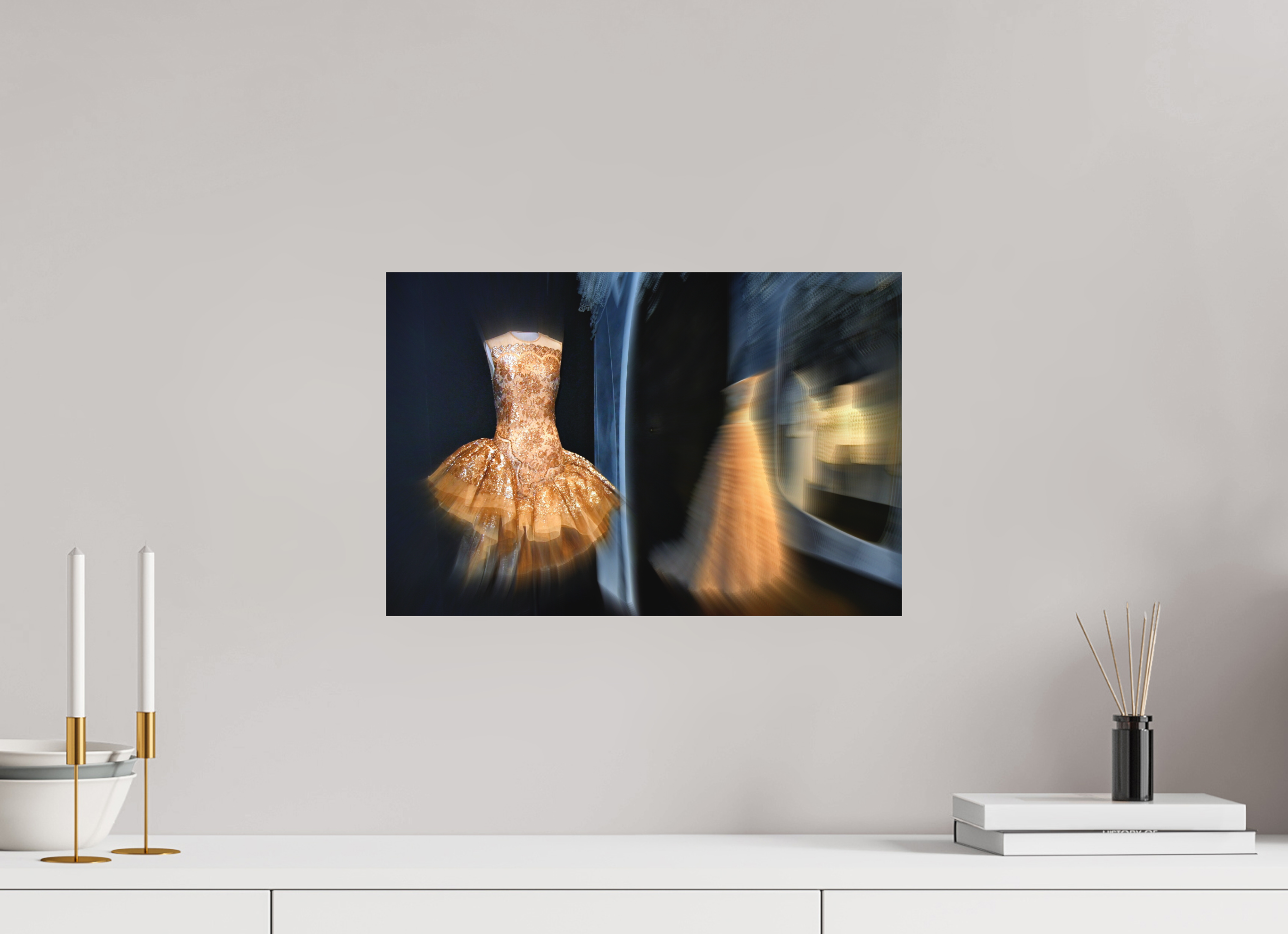 45 x 30 cm, Direct Print on Aluminium Dibond Colour STAR IS BORN