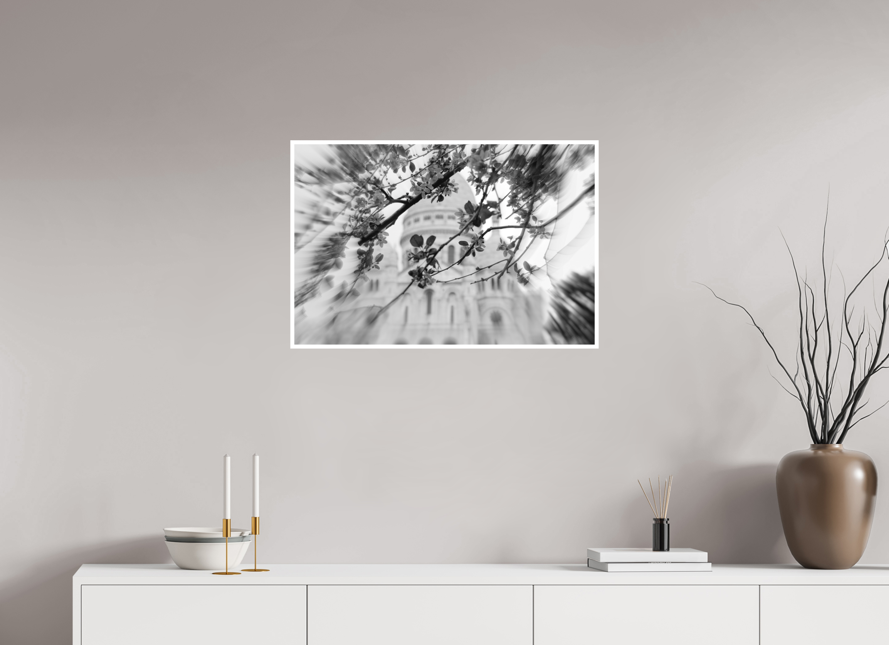75 x 50 cm, Hahnemuhle Photo Rag 308gsm Gliclee Fine Art Paper BLOOMING SACRE COEUR
