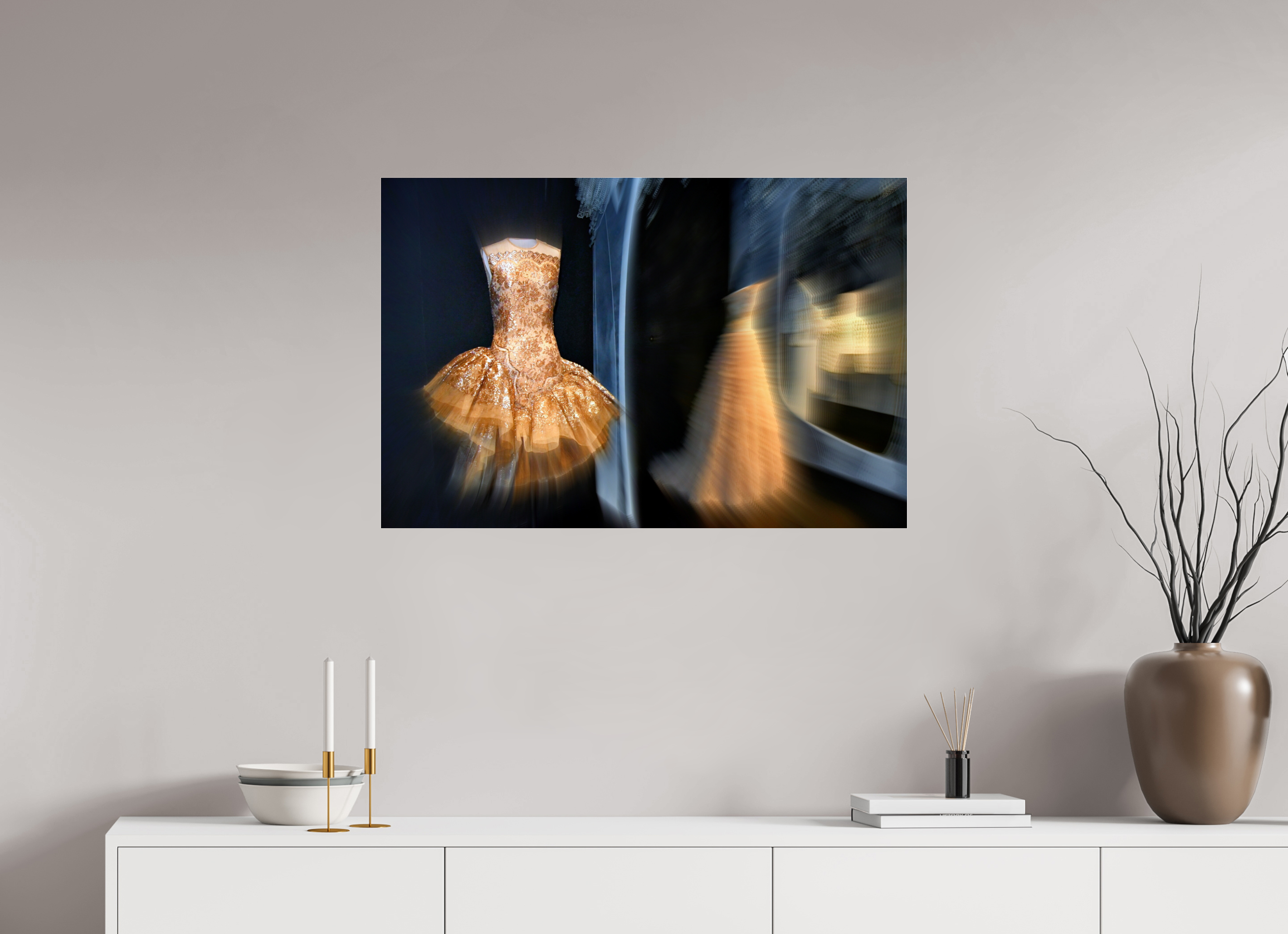 90 x 60 cm, Under Acrylic Glass Colour STAR IS BORN